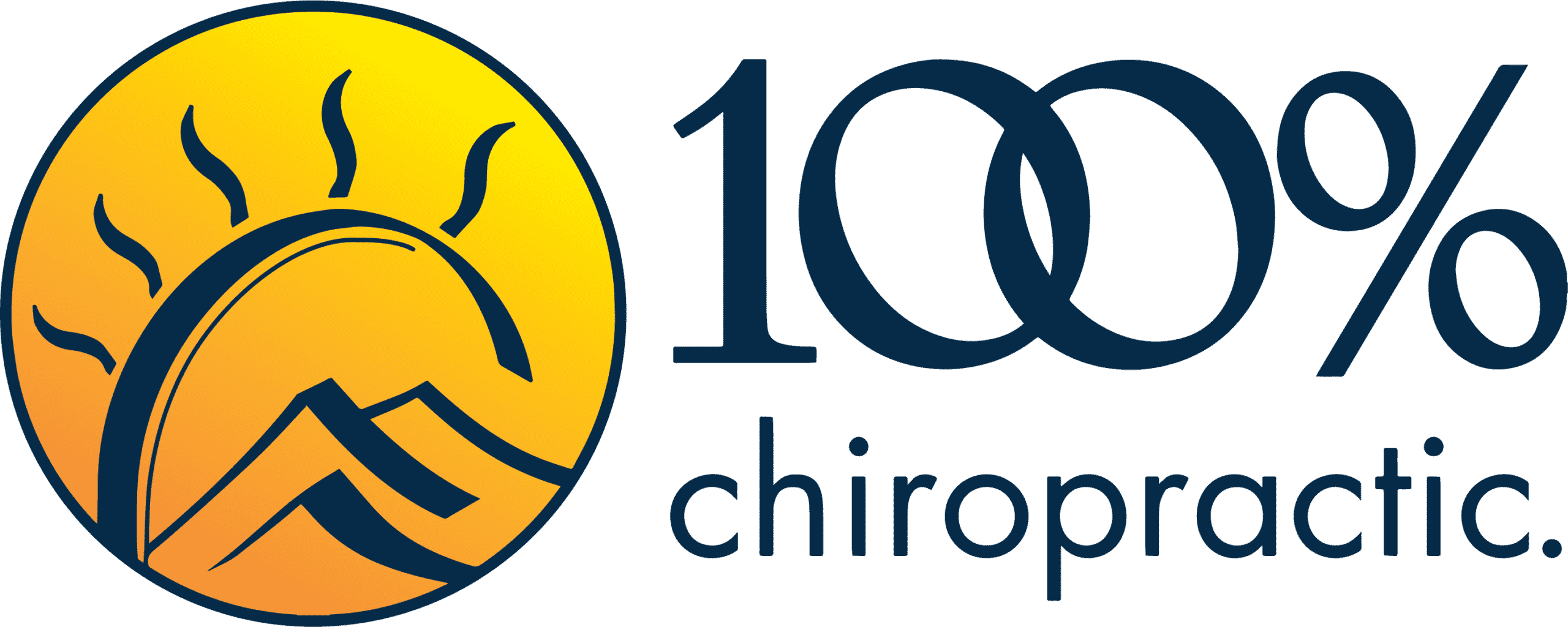 100% Chiropractic Franchise Logo